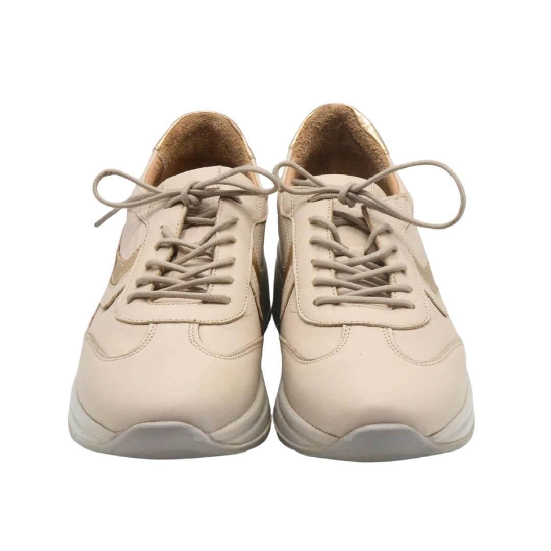 Kadın Airflow Deri Sneakers Bej 2216653Y
