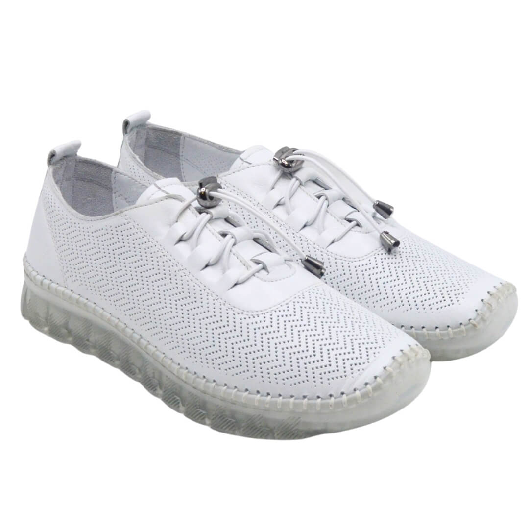 Kadın Hakiki Deri Sneakers Beyaz 25401003Y