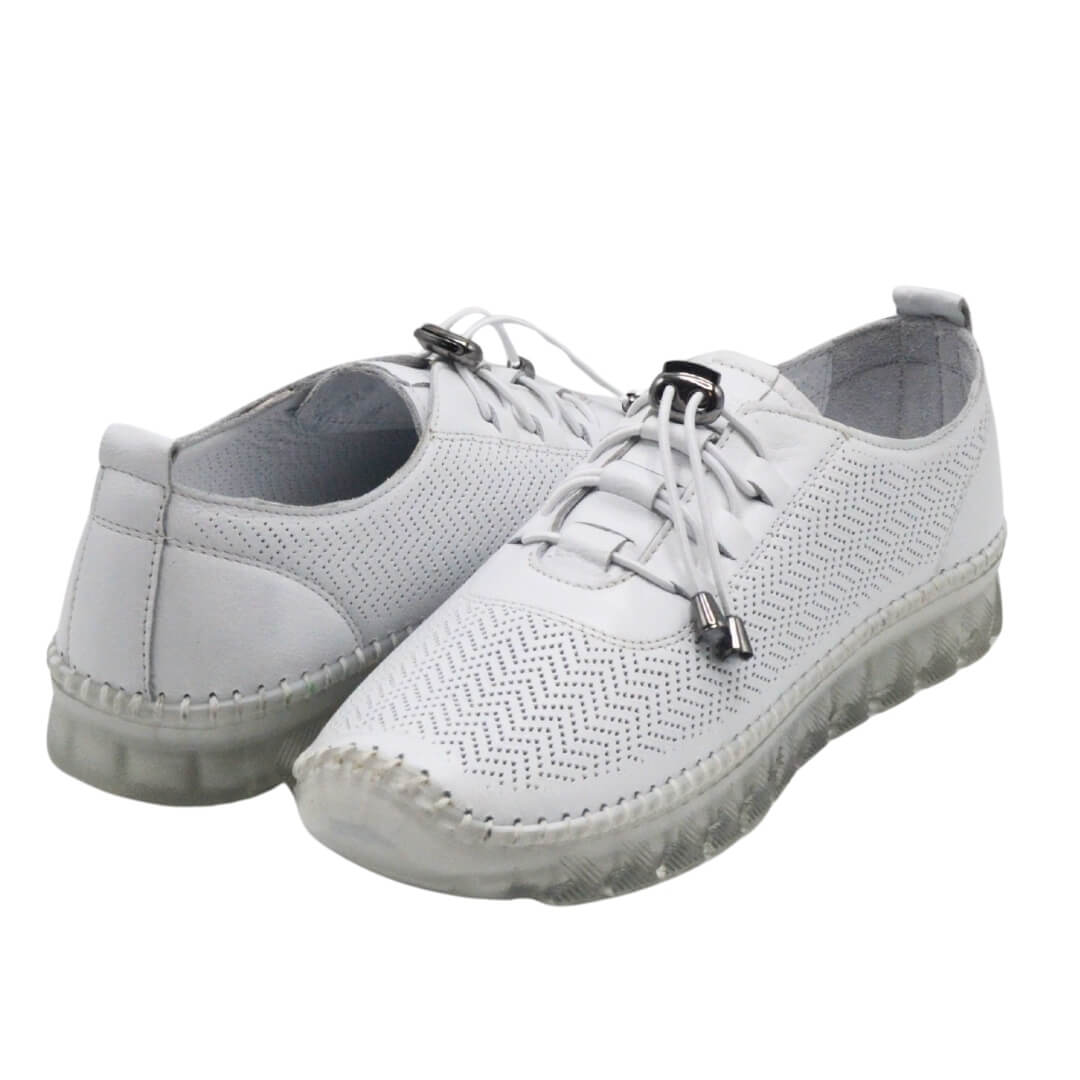 Kadın Hakiki Deri Sneakers Beyaz 25401003Y