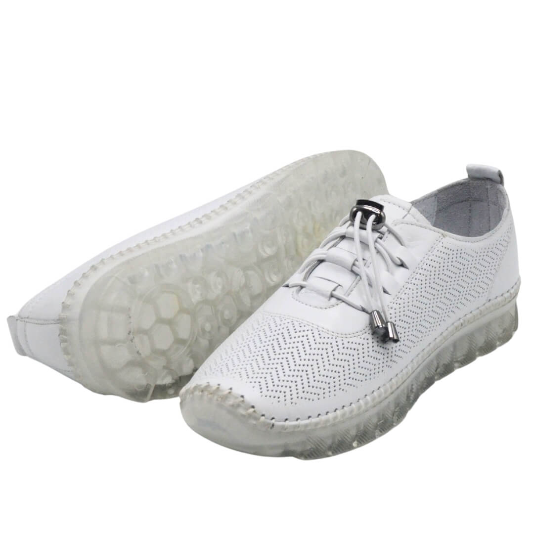 Kadın Hakiki Deri Sneakers Beyaz 25401003Y