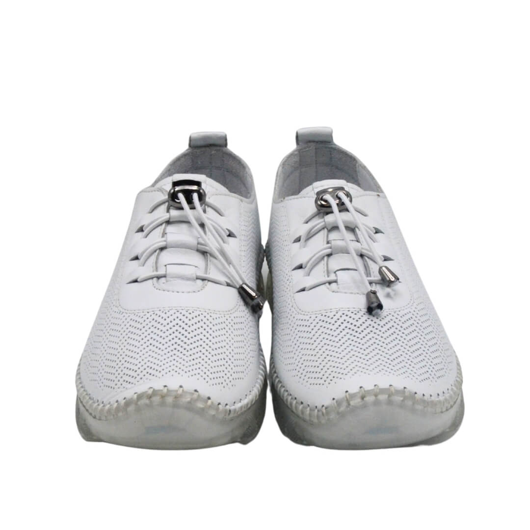 Kadın Hakiki Deri Sneakers Beyaz 25401003Y