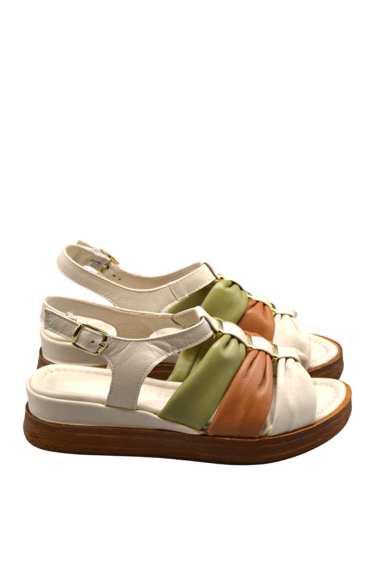 Venüs - Kadın Comfort Deri Sandalet Bej 2216412Y Venüs - Kadın Comfort Deri Sandalet Bej 2216412Y