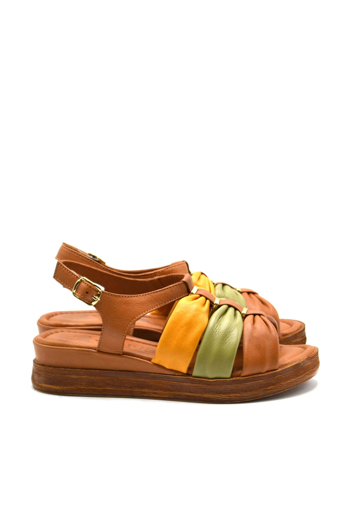 Venüs - Kadın Comfort Deri Sandalet Taba 2216412Y Venüs - Kadın Comfort Deri Sandalet Taba 2216412Y