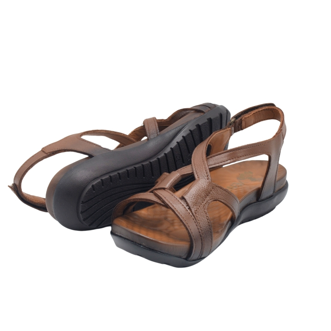 Kadın Comfort Sandalet Taba 206Y