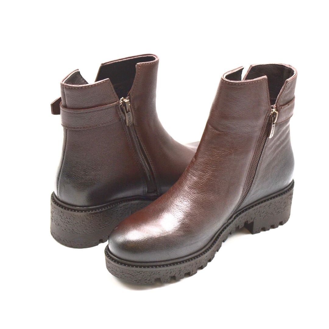  Kadın Deri Waterproof Bot Kahve 1950892K