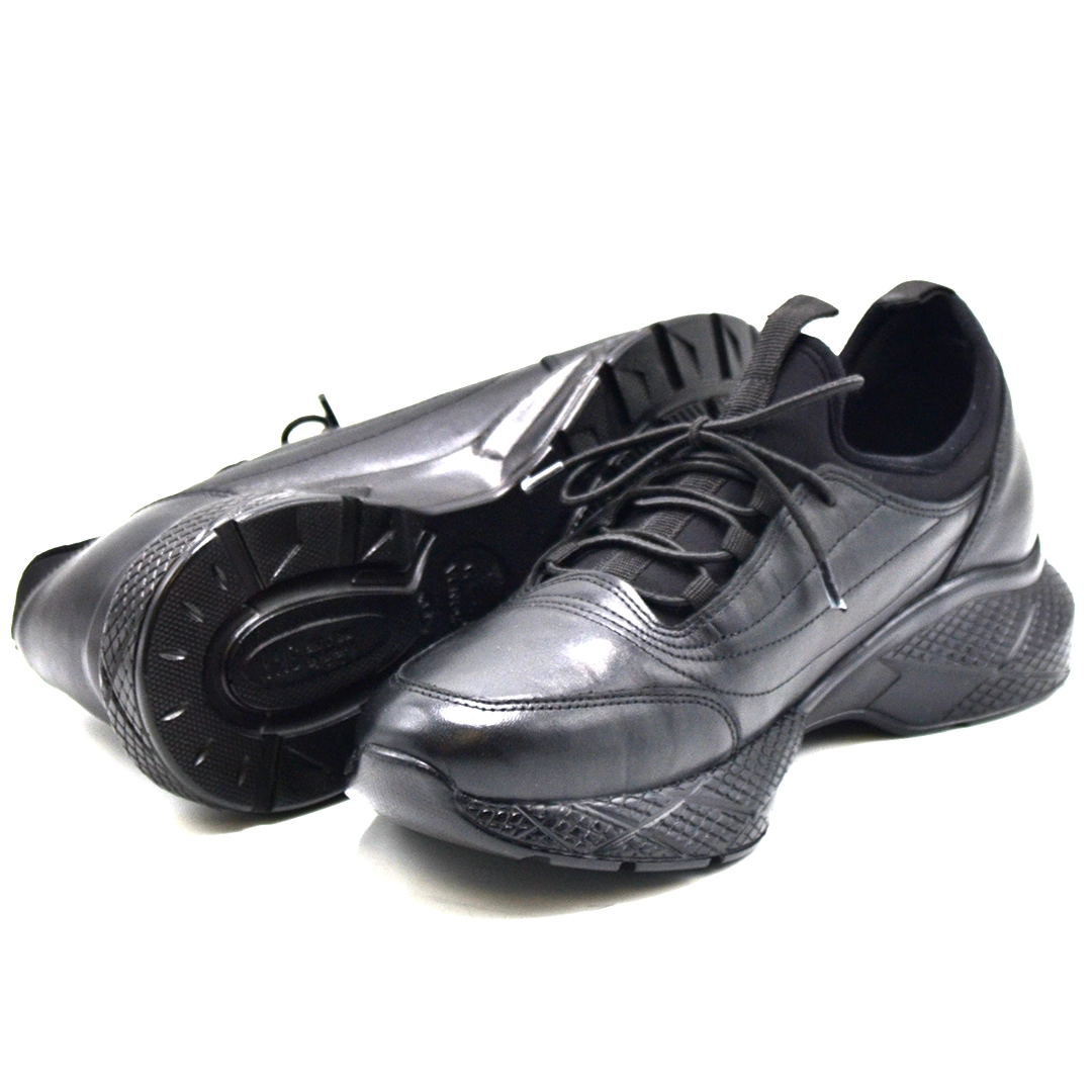  Kadın Airflow Deri Sneakers Siyah 2216603K