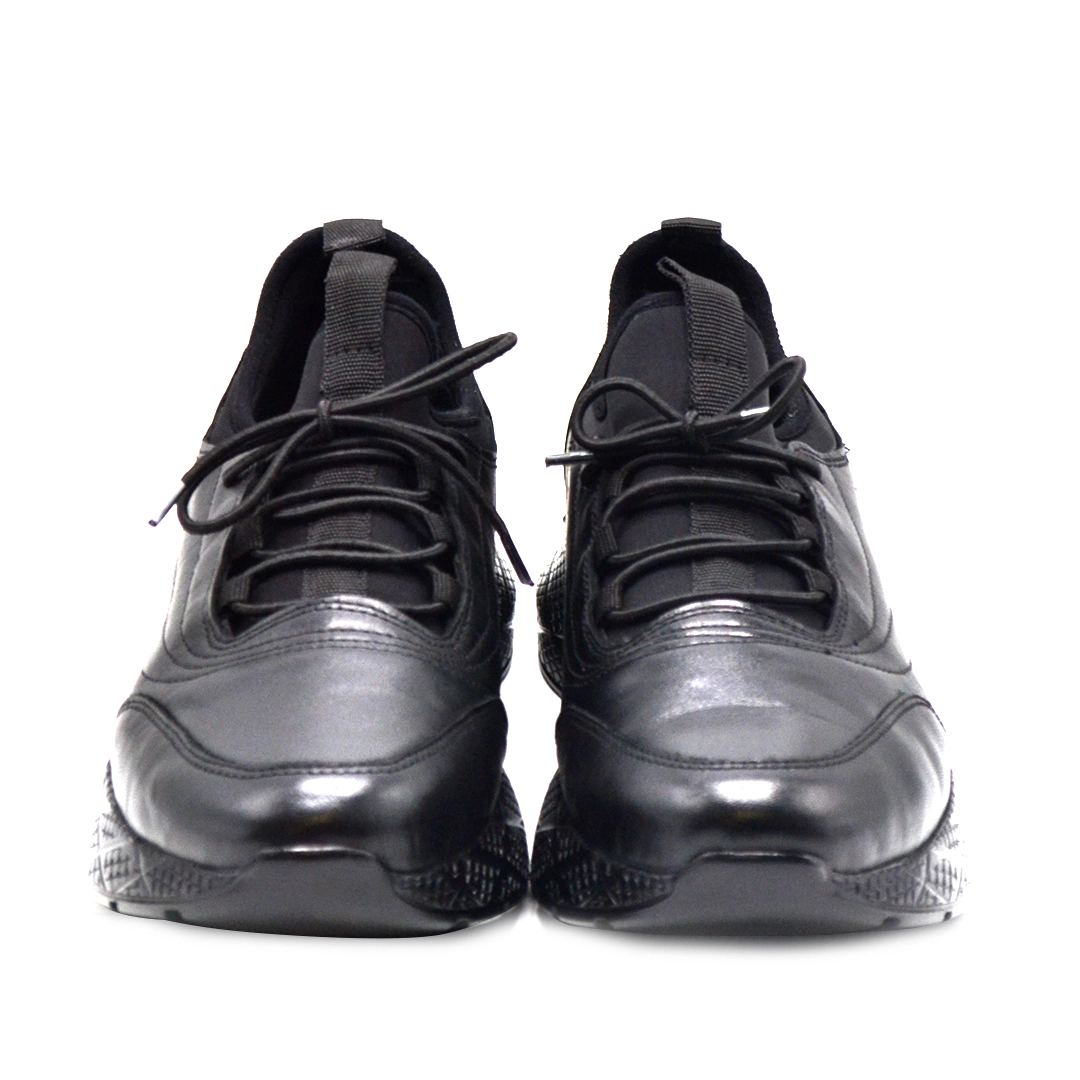  Kadın Airflow Deri Sneakers Siyah 2216603K