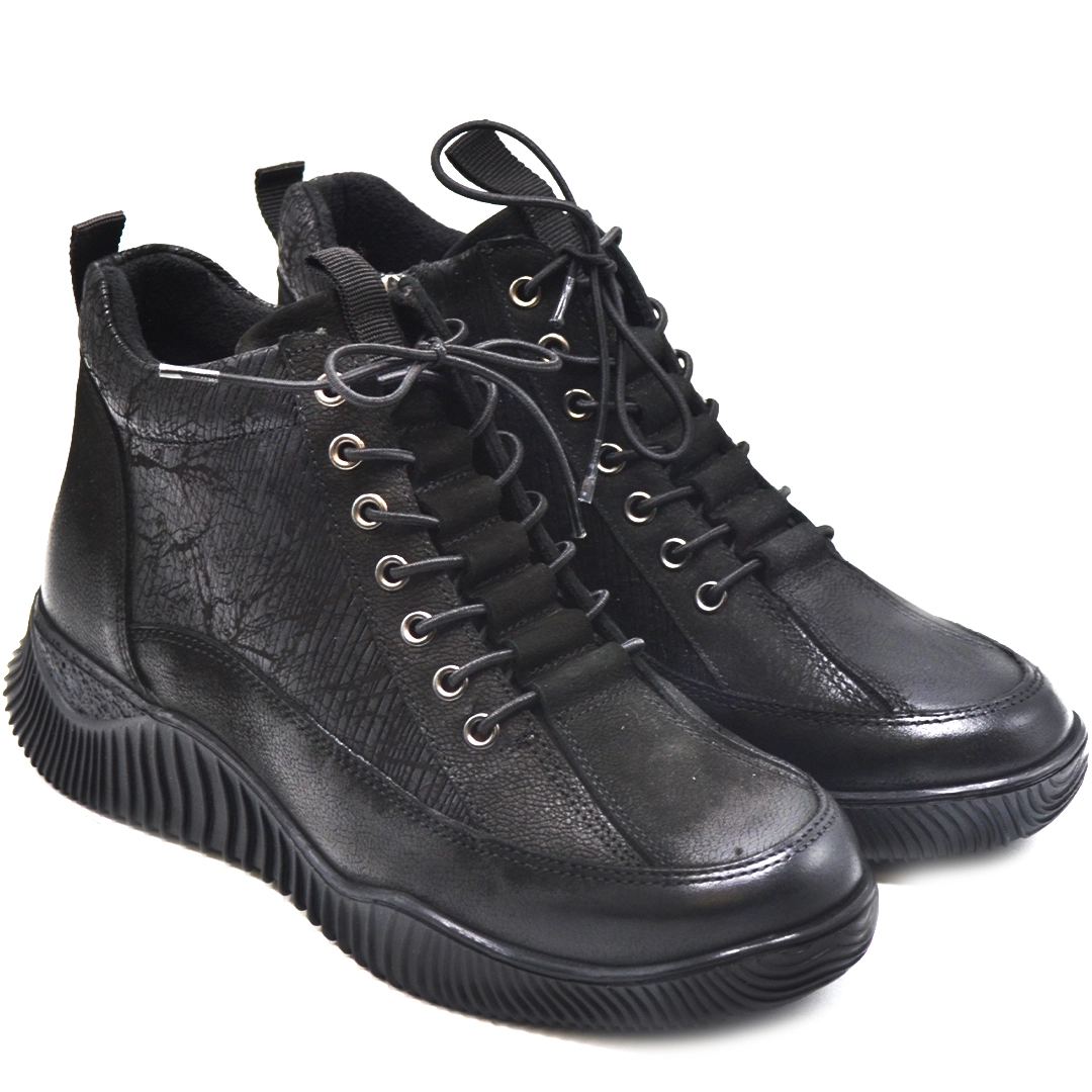 Kadın Comfort Nubuk Bot Siyah 1953837K - Thumbnail