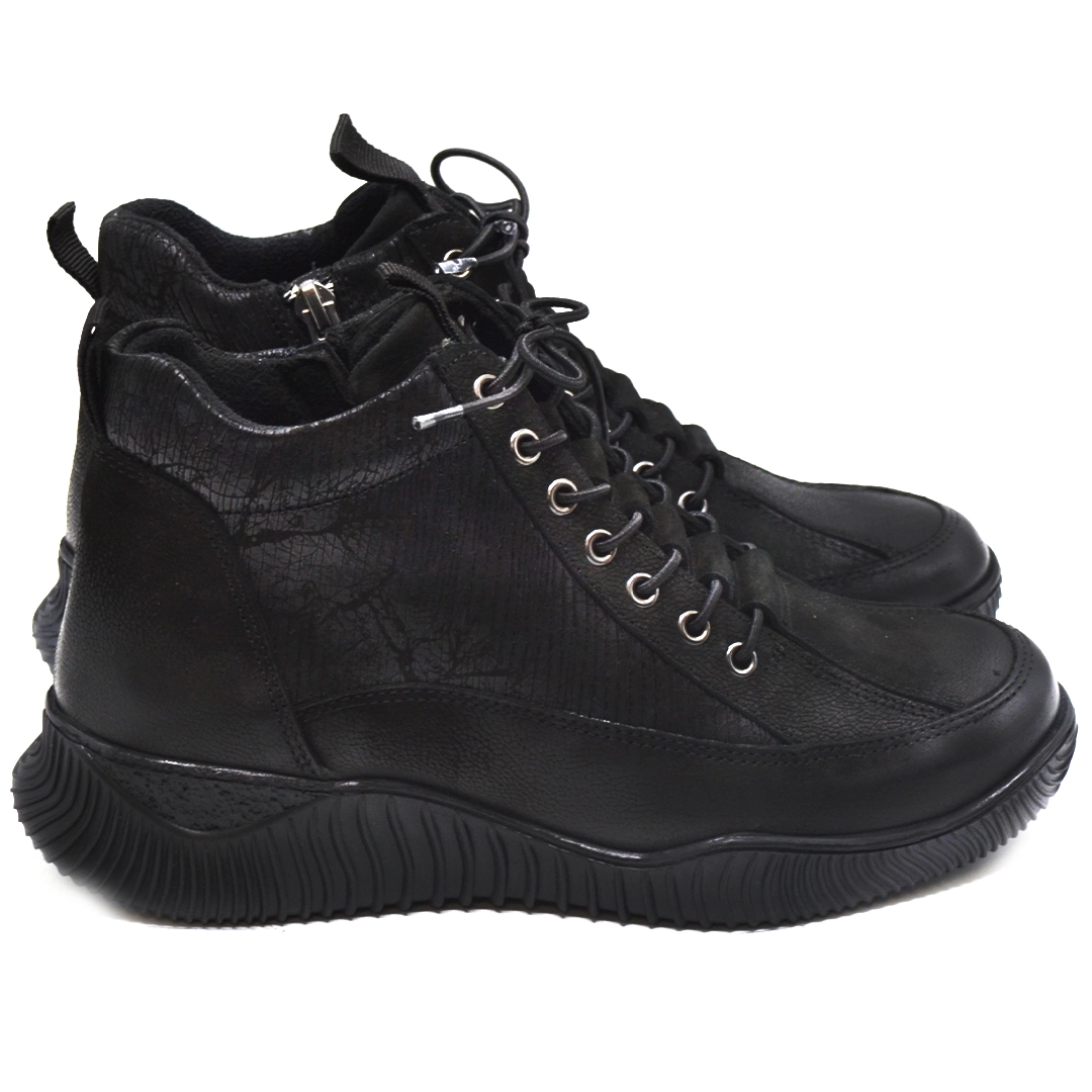 Kadın Comfort Nubuk Bot Siyah 1953837K - Thumbnail
