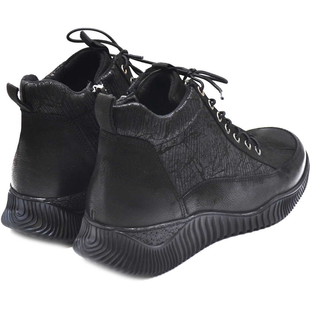 Kadın Comfort Nubuk Bot Siyah 1953837K - Thumbnail
