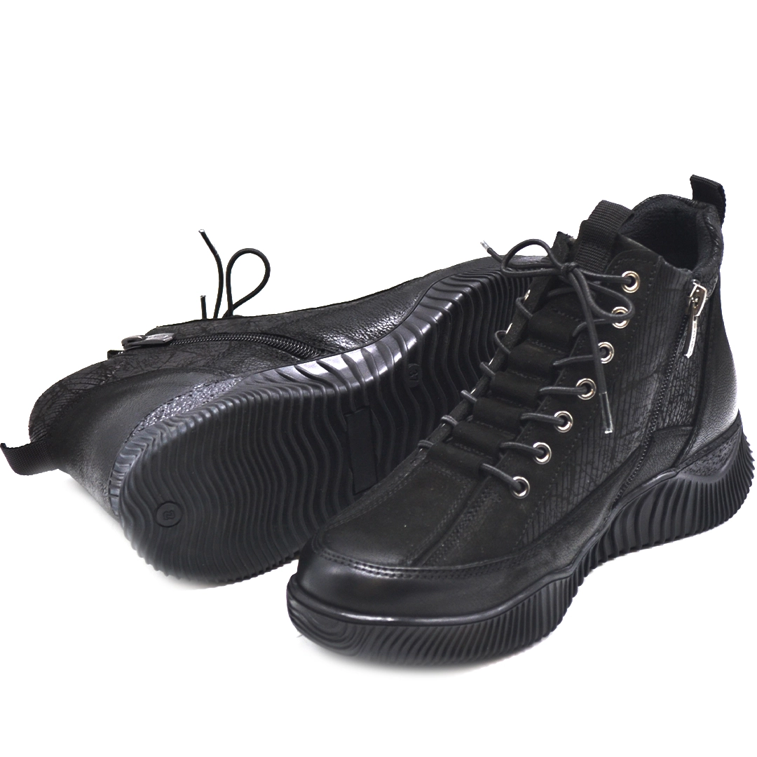 Kadın Comfort Nubuk Bot Siyah 1953837K - Thumbnail
