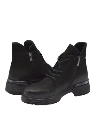 Kadın Comfort Nubuk Deri Bot Siyah 2353510K - Thumbnail
