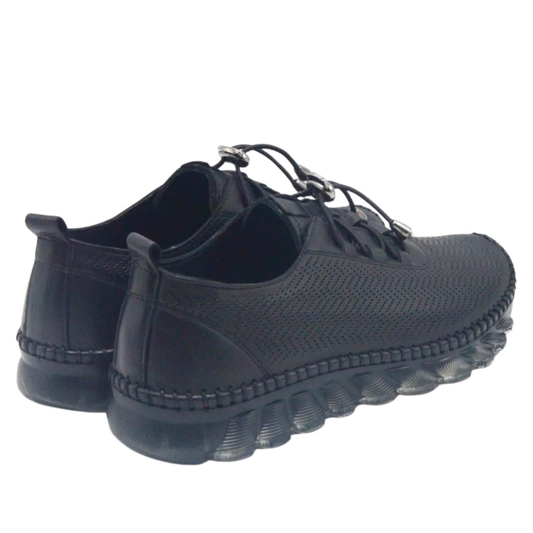 Kadın Hakiki Deri Sneakers Siyah 25401003Y