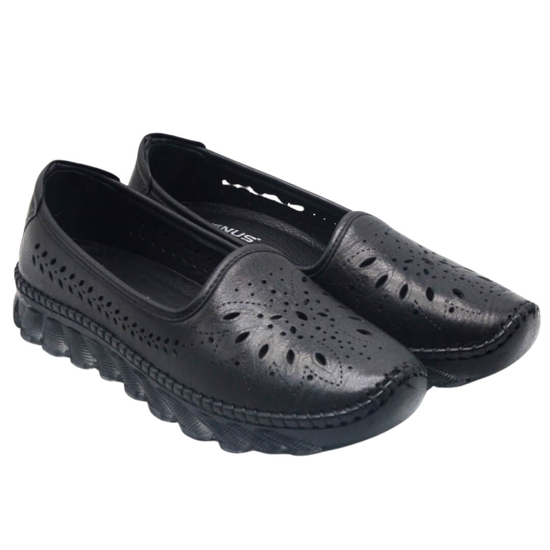 Kadın Hakiki Deri Sneakers Siyah 25401001Y