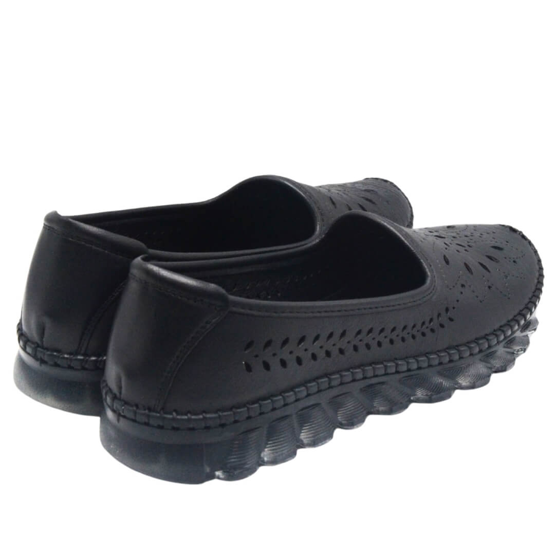 Kadın Hakiki Deri Sneakers Siyah 25401001Y