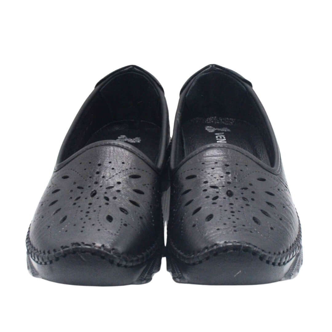 Kadın Hakiki Deri Sneakers Siyah 25401001Y