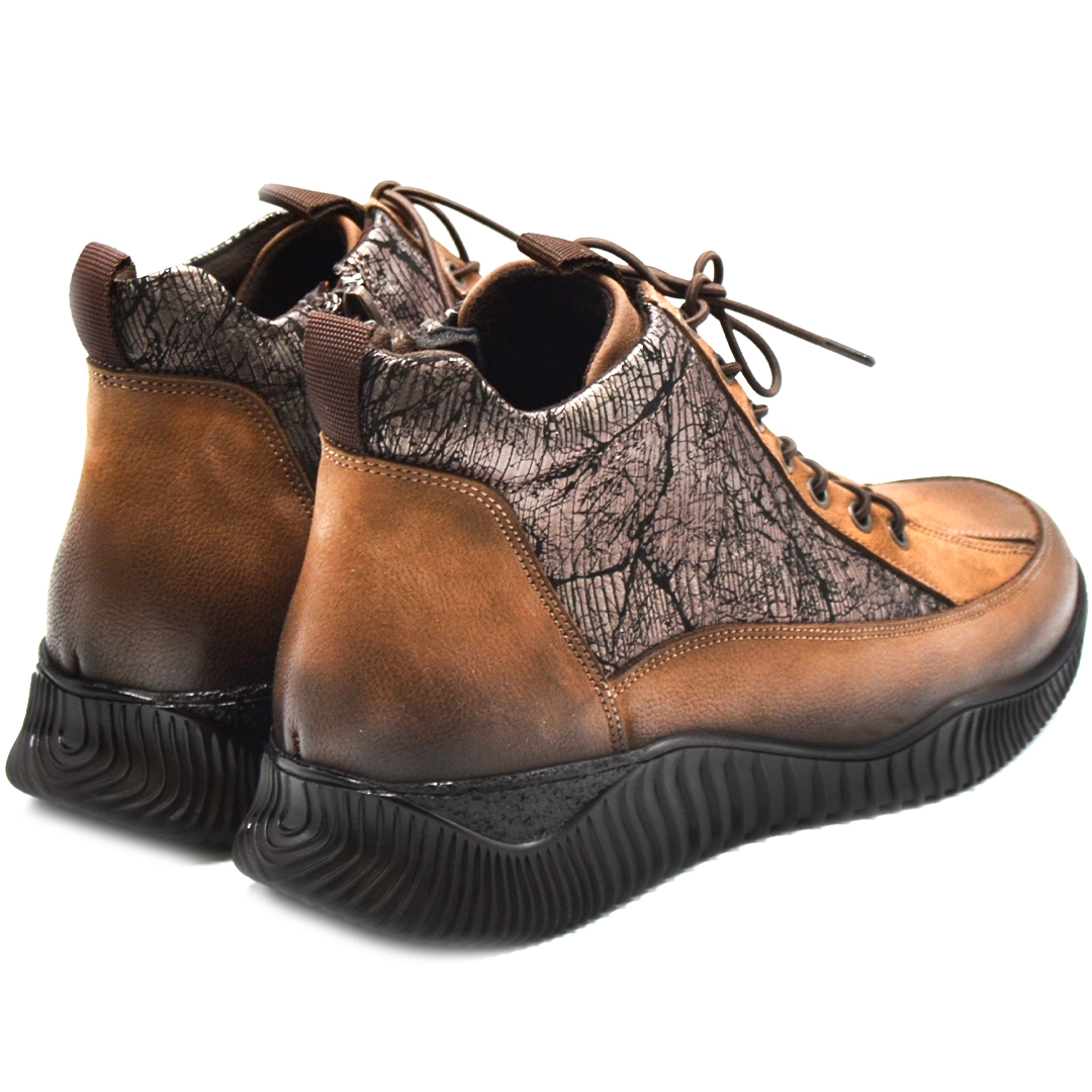 Kadın Comfort Nubuk Bot Vizon 1953837K - Thumbnail